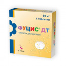 Фуцис ДТ протигрибкові таблетки по 50 мг, 4 шт.