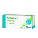 Азілект таблетки по 1 мг, 30 шт.