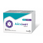 Айглимет таблетки при сахарном диабете, 28 шт.