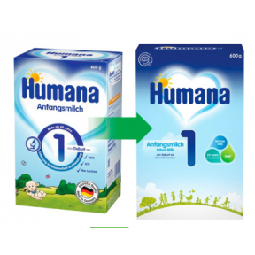 Хумана 1 з пребіотиками LC-PUFA 600 гр 0221