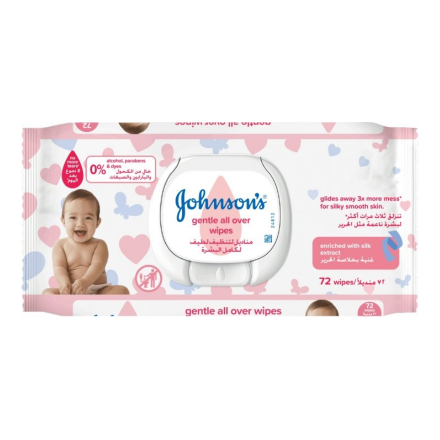 Джонсон і Дж.серветки "Лагідна турбота" № 72шт