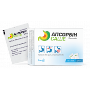 Апсорбін порошок для оральної суспензії по 3 г в саше, 10 шт.