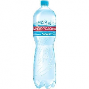 Мінеральна вода миргородська лагідна 1,5л  сл/газ