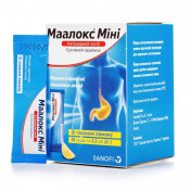 Маалокс Міні суспензія зі смаком лимона в саше по 4,3 мл, 20 шт.