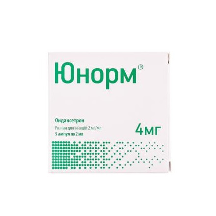 Юнорм р-н для ін 2,0 мг/мл 4мл ампули №5_0