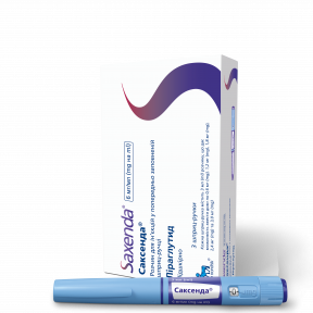 Саксенда раствор для инъекций, 6 мг/мл, по 3 мл в шприц-ручках, 3 шт.