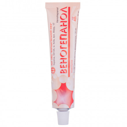 Веногепанол гель, 40 г