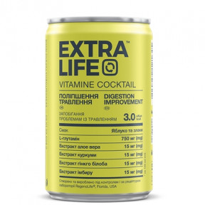 Вітамінний коктейль Екстра Лайф &amp;quot;Поліпшення Травлення&amp;quot; 150мл