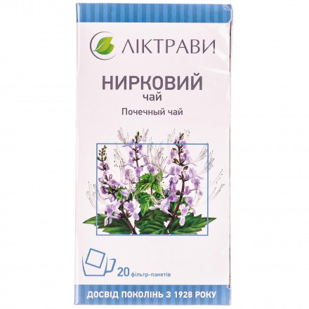 Почечного чая лист в фильтр-пакетах по 1,5 г, 20 шт.