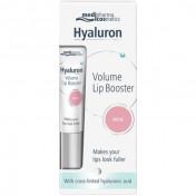Фарма гіалурон lip booster бальзам для об'єму губ рожевий, 7 мл