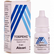 Тобрекс 2Х краплі для очей 0,3%, 5 мл