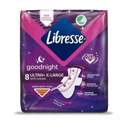 Лібрес Ultra Night Extra wing 8шт