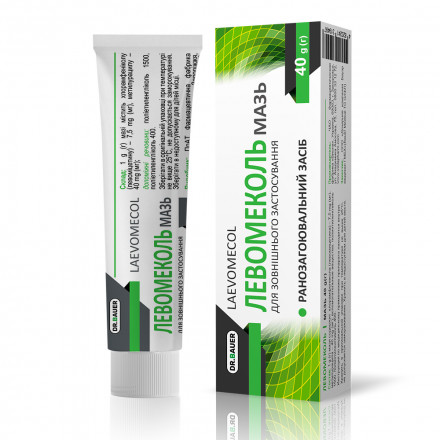 Левомеколь Dr. Bauer мазь по 40 г у тубах