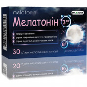 Мелатонін 3мг м`які жел.капс. №30 DR. BAUER