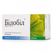 Білобіл капсули при деменції по 40 мг, 60 шт.
