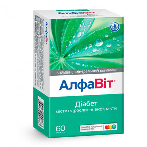 Алфавіт Діабет таблетки, 60 шт.
