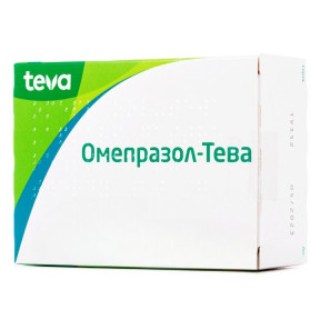 Омепразол-Тева капсули по 20 мг, 30 шт.