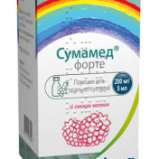 Сумамед форте порошок с малиновым вкусом, 37,5 мл