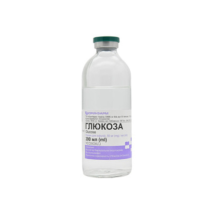 Глюкози р-н 5% 200мл