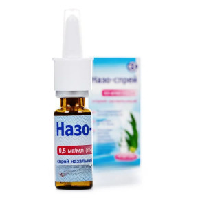 Назо-спрей спрей назальний 0.5 мг / мл 15 мл