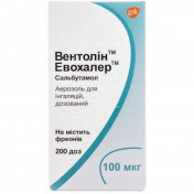 Вентолин Эвохалер аэрозоль 100 мкг 200 доз