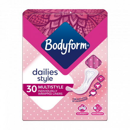 Прокладки щоденні Лібресс Дейлі Стайл Мультістайл №30