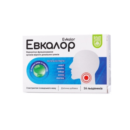 Евкалор льод. м&amp;apos;ята-евкаліпт №16 Баум Фарм