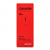 Силагра таблетки для потенції по 50 мг, 4 шт.