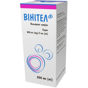 Вінітел сироп 200мг/5мл 200мл з  шприц-дозатором 5мл