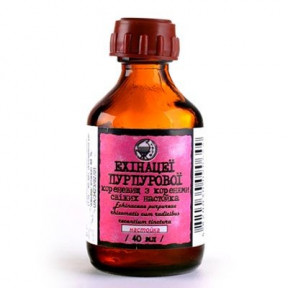 Ехінацеї пурпурової кореневищ з корінням свіжих настойка, 40 мл