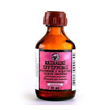 Ехінацеї пурпурової кореневищ з корінням свіжих настойка, 40 мл