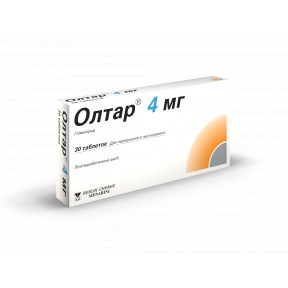 Олтар таблетки 4 мг, 30 шт.