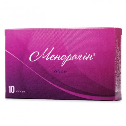 Менорагін дієтична добавка для здоров'я жінок капсули, 10 шт.
