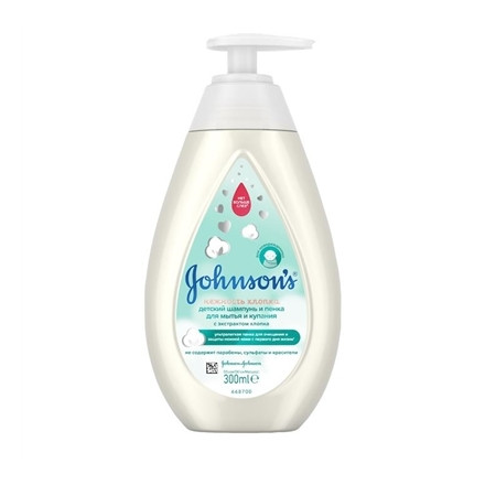 Джонсон і Дж шампунь-піна 300мл Ніжність бавовни