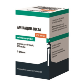 Амікацин-В р-н 250мг/2мл №1