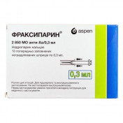 Аспен Фраксипарин 0,3 мл розчин для ін'єкцій шприц №10