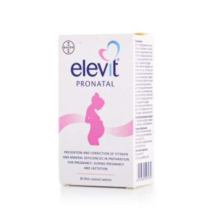 Елевіт пронаталь таблетки 30 шт.