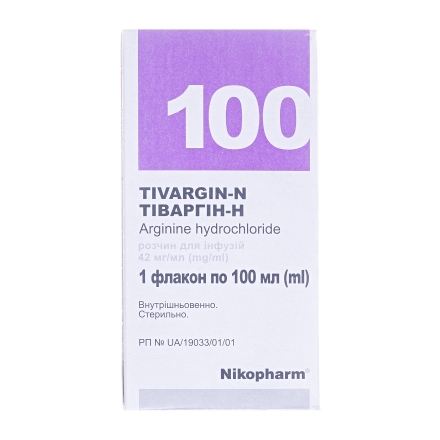 Тіваргін-Н р-н д/інф.42мг/мл фл.100мл