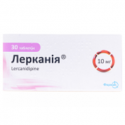 Лерканія табл в/о 10мг №30(10х3)