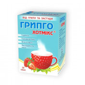 Грипго Хотмікс саше зі смаком полуниці по 5 г, 10 шт.