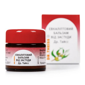Доктор Тайсс Евкаліптовий бальзам від застуди, 20 г