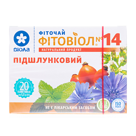 Фітовіол №14 підшлунк.фіточай №20