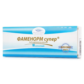 Фаменорм Супер супозиторії профілактичні, 10 шт.