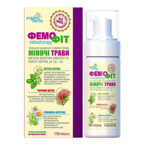 Фемофіт Жіночі трави 150 мл пінка для інтимної гігієни