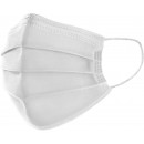 Маска мед.тришарова на рез.біла №5