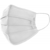 Маска мед.тришарова на рез.біла №5