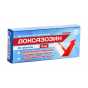 Доксазозин таблетки по 4 мг, 20 шт.