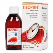 Тівортін аспартат розчин оральний по 200 мл у флаконі, 200 мг / мл