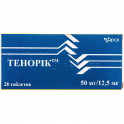 Тенорик таблетки по 62,5 мг, 28 шт.