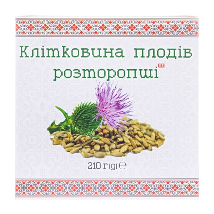 Клітковина плодів розторопші 210г